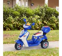 HOMCOM Electric Ride on Toy Car Kids Motorbike Children Battery Tricycle 6V