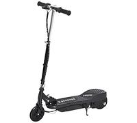 HOMCOM Kids Folding Electric Bike Children E Scooter Ride on Toy 2x12V Recharge Battery 120W Adjustable Height PU Wheels Suitable for 7-14 yrs Black