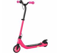 HOMCOM 120W Electric Scooter with Battery Level Display Rear Break - Pink, Pink
