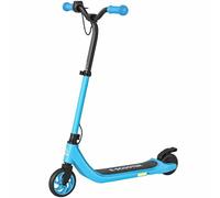 HOMCOM Electric Scooter for Kids, E Scooter for Age 6+, Up to 8 KM/H, Maximum Range 6 KM, 6kg Lightweight, Adjustable Height, Rear Brake, Blue