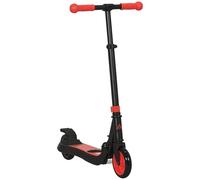 HOMCOM Electric Scooter for Kids Foldable Age 6+ Rear Brake 8 KM/H Red