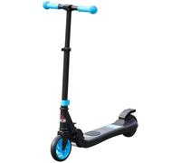 HOMCOM Electric Scooter for Kids, Foldable Electric Scooter for Age 6+, with Adjustable Height, Rear Brake, Up to 8 KM/H, Maximum Range 6 KM, 5kg Lightweight, Sky Blue