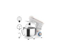 HOMCOM Electric Stand Mixer 45L Food Mixer with Dough Hook Whisk White
