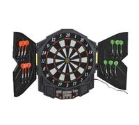 HOMCOM Electronic Dart Board Set Led Digital Score Display Soft Tip Speaker Sound With Darts 27 Games
