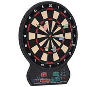 HOMCOM Electronic Hanging Dartboard, Dart Board, LED Score Set, 27 Games