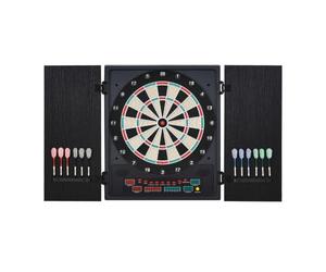 HOMCOM Electronic Hanging Dartboard, Dart Board, LED Score Set, 27 Games