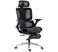 HOMCOM Ergonomic Office Chair, High Back Mesh Desk Chair, Black