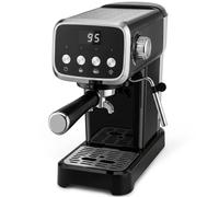 HOMCOM Espresso Machine, 20-Bar Cappuccino Coffee Maker with Frother Wand, 1.2 L Water Tank, Black