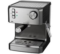 HOMCOM Espresso Machine, 20-Bar Semi Automatic Cappuccino Coffee Maker with Frother Wand, 1.6 L Water Tank, Black