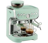 HOMCOM Espresso Machine Bean to Cup Coffee Machine, Steam Wand, Light Green