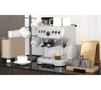 HomCom Espresso Machine with 15 Grind Settings and a Steam Wand