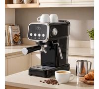 HOMCOM Espresso Machine with 20-Bar Pressure, Black