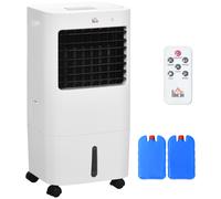 HOMCOM Evaporative Portable Air Cooler Cooling Fan Humidifier for Home Office