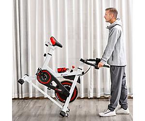 Homcom Exercise Cycling Bike with Adjustable Height
