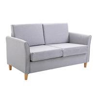 Homcom Fabric Loveseat Sofa | 2 Seater Sofa