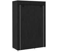 HOMCOM Fabric Wardrobe, Portable Wardrobe with 6 Shelves, none