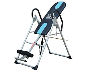 HOMCOM Fitness Gravity Inversion Exercise Bench-Silver
