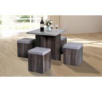 HomCom Five-Piece Dining Table Set