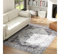 Homcom Flannel Non-Slip Washable Rug For Living Room, 230 X 160 Cm, Grey