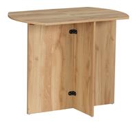 HOMCOM Foldable Dining Table Compact Drop Leaf Table for Kitchen White - Oak | TJ Hughes