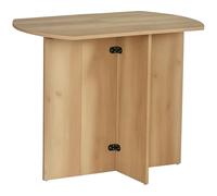 Foldable Dining Table Compact Drop Leaf Table for Kitchen Oak