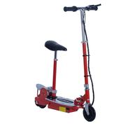 Homcom Foldable Electric Scooter For Teens Over 7 Years Old 12V Battery 120W-Red