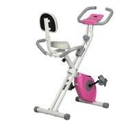 HOMCOM Foldable Exercise Bike - Adjustable Magnetic Resistance, High-Quality Sea