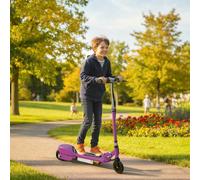 HOMCOM Foldable Kids Electric Scooter, for Ages 7-14 Years - 74L x 36W x 92.5H cm - Purple
