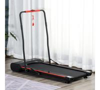 HOMCOM Foldable Walking Machine Treadmill 1-6km/h with LED Display & Remote Control Exercise Fitness for Home Office