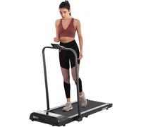 HOMCOM Foldable Walking Treadmill w/ LED Display, Blue