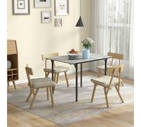 Folding Dining Table, Drop Leaf Table for 2-4 People, Grey HOMCOM Grey One Size