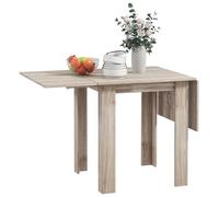 HOMCOM Folding Dining Table Extendable Kitchen Table Drop Leaf Table