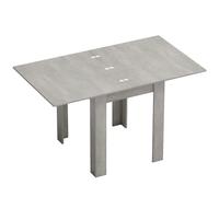 HOMCOM Folding Dining Table for 4-6, Rectangular Extendable Drop Leaf Table for Small Spaces, 140 x 80 x 77.5 cm, Grey