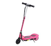 HOMCOM Folding Electric Kids Scooter Ride On, Adjustable Height, Fun Ride for Children Ages 7-14, Pink Aosom UK