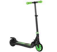 HOMCOM Folding Electric Scooter, 120W E-Scooter for Ages 6+, Rear Wheel Brake, 8km/h Max Speed, Green Aosom UK
