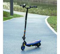 HOMCOM 120W E-Scooter Folding Electric Scooter with 12km/h Maximum Speed, Three Mode LED Headlight, Adjustable Height, Warning Bell, for Ages 7-14 Years - Blue