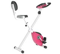 HOMCOM Magnetic Resistance Foldable Exercise Bike - Pink