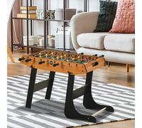 HOMCOM Folding Foosball Gaming Table Mini Football Soccer Table for Family Fun Kids Toy Indoor Play Sports Table | TJ Hughes