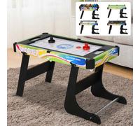 HOMCOM Folding Multi Gaming Table 4 in 1 Hockey, Football Table, Table Tennis, Billiards For Play Fun