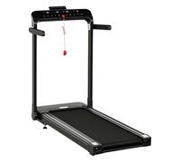HOMCOM Folding Treadmill, 1.85HP Installation-Free Walking Jogging Running Machine, 12KM/H with 12 Pre-Programs and LED Display for Home Gym Office