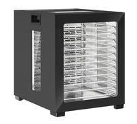 HOMCOM Food Dehydrator with 12 Stainless Steel Tray, 850W Food Dryer Machine with LED Touch Panel, 40-70℃ Adjustable Temperature, 48H Timer for Drying Fruit, Meat, Vegetable, Jerky, Pet Treat, Black