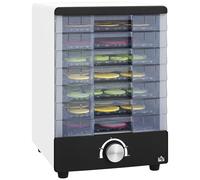 HOMCOM 800-229V70WT White 7 Tray Food Dehydrator - Size: 7 Tier - Wilko