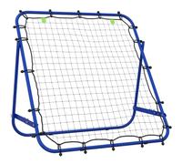 HOMCOM Football Rebounder Net Adjustable Kickback Goal for Teens | Target, Adults, Training Aid, Multi-Sports Practise