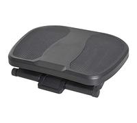 HOMCOM Footrest Adjustable Height & Angle 0-30 Degree for Better Posture at Office Black