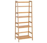 Homcom Four-Tier Bamboo Shelving Unit