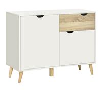 HOMCOM Free Standing Sideboard Storage Cabinet - Accent Cupboard with Drawer | TJ Hughes