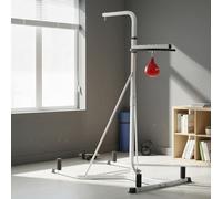 HOMCOM Free-Standing Speed Bag Platform, Adjustable Boxing Punch Bag in White | Size: Standard HOMCOM White Standard