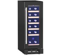 HOMCOM Freestanding and Built-in Wine Fridge, 19 Bottle,