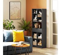 HOMCOM Freestanding Bookcase Display Shelf with Drawer for Home Office