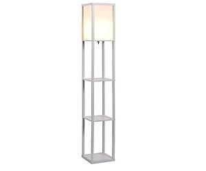 HOMCOM Freestanding Floor Lamp White 260 x 260 x 1,600 mm